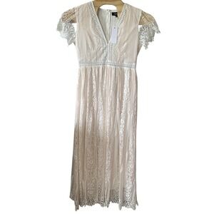 chinese dress ladies Fill Your Heart Lace Maxi Dress – The Perfect Touch SA main image 1